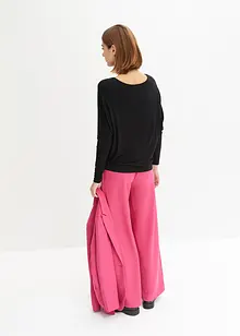 Maglia a maniche lunghe in misto viscosa morbido, bonprix