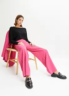 Maglia a maniche lunghe in misto viscosa morbido, bonprix