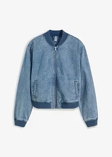 Giubbotto bomber in denim, bonprix