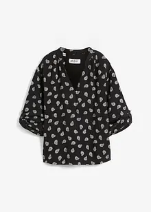 Blusa in mussola fantasia, bonprix