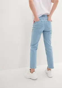 Jeans cropped straight, a vita media, bonprix