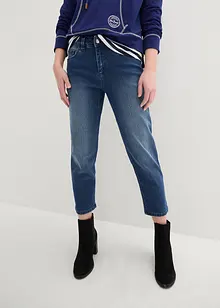 Jeans boyfriend cropped, a vita media, bonprix