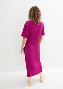 Abito midi con nodo in jersey operato, bpc bonprix collection