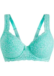 Reggiseno con coppe preformate, ferretto e poliammide riciclata, bonprix