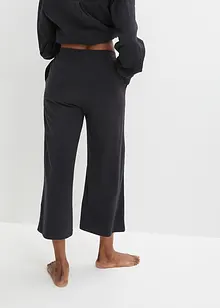 Pantaloni pigiama culotte con tasche in cotone biologico, bonprix