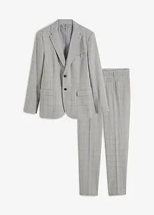 Completo in seersucker slim fit (2 pezzi) giacca e pantaloni, bonprix