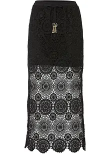 Gonna lunga effetto crochet, bonprix