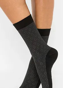 Calzini con bordo morbido (pacco da 5 paia) con cotone biologico, bonprix
