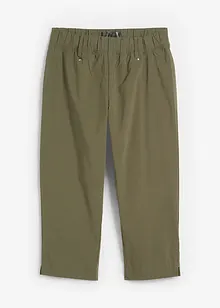 Pantaloni capri elasticizzati con elastico in vita, bonprix