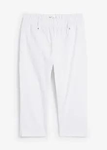 Pantaloni capri elasticizzati con elastico in vita, bonprix