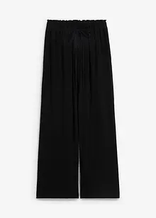 Pantaloni a palazzo in pura viscosa, bonprix