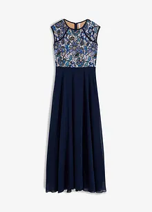 Abito lungo con pizzo, bonprix