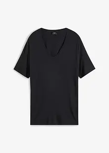 Maglia lunga in misto viscosa, bonprix