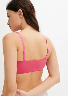 Reggiseno senza ferretto con chiusura anteriore e cotone (pacco da 2), bonprix