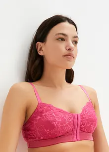 Reggiseno senza ferretto con chiusura anteriore e cotone (pacco da 2), bonprix