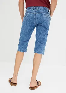 Bermuda lunghi in jeans elasticizzati, regular fit, bonprix