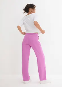 Pantaloni a palazzo in misto lino, bonprix