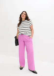 Pantaloni a palazzo in misto lino, bonprix