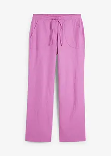 Pantaloni a palazzo in misto lino, bonprix