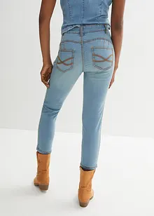 Jeans skinny modellanti cropped, vita media, John Baner JEANSWEAR