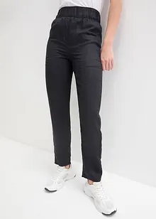 Pantaloni larghi con tasche applicate e cinta comoda a vita alta, bpc bonprix collection