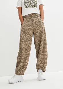 Pantaloni in mussola fantasia, bonprix