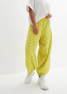 Pantaloni in mussola fantasia, bonprix