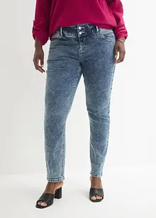 Jeans skinny modellanti, a vita media, bonprix