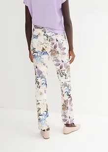 Pantaloni elasticizzati a fiori, bonprix