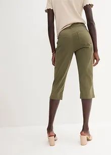 Pantaloni capri elasticizzati con elastico in vita, bonprix