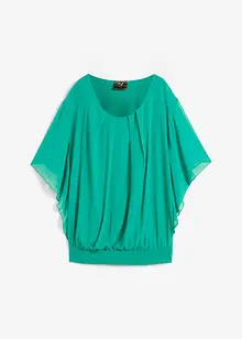 Blusa in chiffon con canotta, bonprix