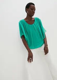 Blusa in chiffon con canotta, bonprix