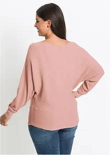 Maglione oversize a costine, bonprix