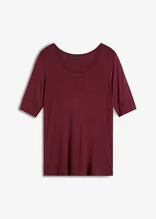 Maglia con scollo rotondo in viscosa morbida, bonprix