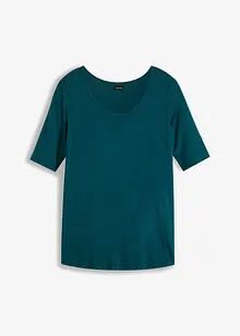 Maglia con scollo rotondo in viscosa morbida, bonprix