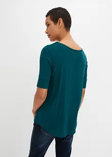 Maglia con scollo rotondo in viscosa morbida, bonprix