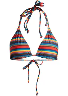 Reggiseno bikini a triangolo in poliammide riciclata, RAINBOW