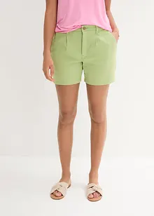 Shorts di jeans con cinta comoda, a vita alta, bpc bonprix collection