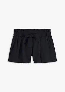 Shorts in misto lino a vita alta, BODYFLIRT