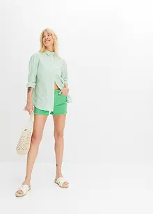 Shorts in twill con orlo aperto, RAINBOW