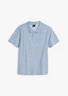 Polo in cotone biologico con fantasia minimale, bpc bonprix collection