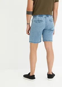 Bermuda di jeans con elastico in vita, regular fit, John Baner JEANSWEAR