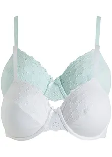 Reggiseno con ferretto e cotone biologico (pacco da 2), bpc bonprix collection