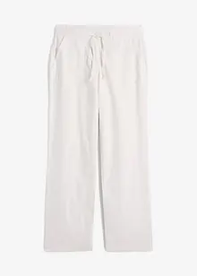 Pantaloni a palazzo in misto lino, bonprix