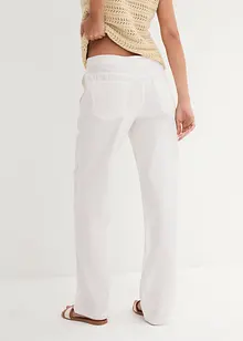 Pantaloni a palazzo in misto lino, bonprix