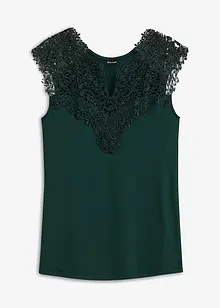 Top con pizzo, bonprix