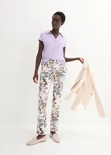 Pantaloni elasticizzati a fiori, bonprix