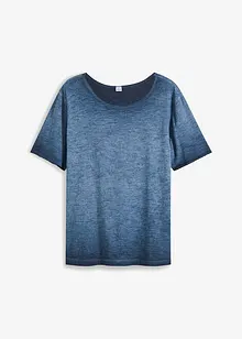 T-shirt in cotone biologico con effetto lavato, bonprix