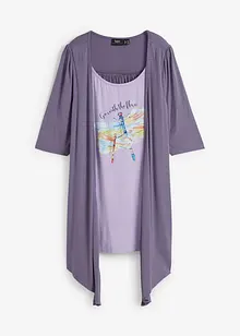 Maglia 2 in 1 in viscosa, bonprix