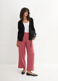 Cardigan basic in filato fine con bottoni, bonprix